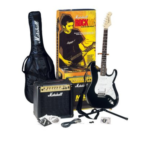 Marshall GAP15MG ROCK-KIT - WITH ROCKET DELUXE GUITAR набор: электрогитара, гитарный усилитель MG15CDR, комплект принадлежностей Marshall GAP15MG ROCK-KIT - WITH ROCKET DELUXE GUITAR набор: электрогитара, гитарный усилитель MG15CDR, комплект принадлежностей
