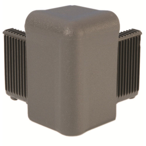 Adam Hall Q4504MG пластиковый стыковочный уголок для кейсов, цвет серый Adam Hall Q4504MG пластиковый стыковочный уголок для кейсов, цвет серый