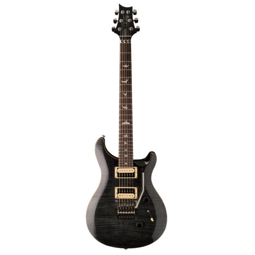 PRS SE Custom 24 Floyd Gray Black электрогитара с чехлом, цвет серо-черный