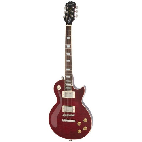 Epiphone Les Paul 'Tribute' Plus Outfit (Gibson '57 Classics & Series/Par.) BlackCherry электрогитара, цвет вишнёвый Epiphone Les Paul 'Tribute' Plus Outfit (Gibson '57 Classics & Series/Par.) BlackCherry электрогитара, цвет вишнёвый