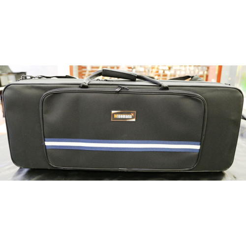 Wisemann Tenor Sax Case Blue Line WTSCBL-2 чехол-рюкзак для тенор-саксофона, водонепроницаемый, синяя полоса Wisemann Tenor Sax Case Blue Line WTSCBL-2 чехол-рюкзак для тенор-саксофона, водонепроницаемый, синяя полоса