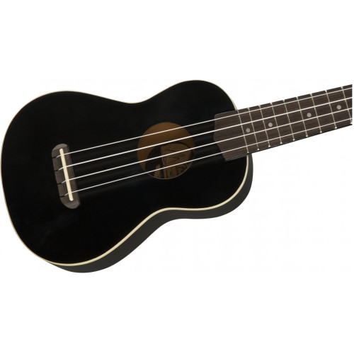 Fender Ukulele Venice Black укулеле сопрано, цвет черный Fender Ukulele Venice Black укулеле сопрано, цвет черный
