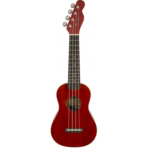 Fender Ukulele Venice Cherry укулеле сопрано, цвет вишневый Fender Ukulele Venice Cherry укулеле сопрано, цвет вишневый