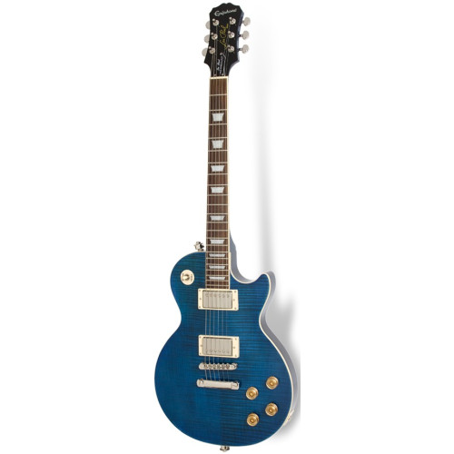 Epiphone Les Paul Tribute Plus 60's Midnight Saphire электрогитара Epiphone Les Paul Tribute Plus 60's Midnight Saphire электрогитара
