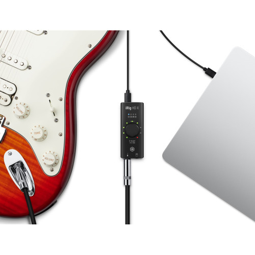 IK Multimedia iRig HD X универсальный гитарный интерфейс для iPhone/iPad Mac и ПК, кабели Lightning + USB-C в комплекте IK Multimedia iRig HD X универсальный гитарный интерфейс для iPhone/iPad Mac и ПК, кабели Lightning + USB-C в комплекте