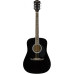 Fender FA-125 Dreadnought w/bag, BLK акустическая гитара, цвет черный Fender FA-125 Dreadnought w/bag, BLK акустическая гитара, цвет черный