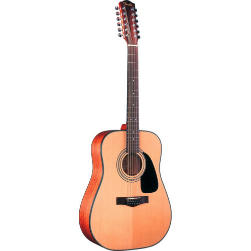 Fender CD-100-12 12-струнная акустическая гитара, цвет натуральный Fender CD-100-12 12-струнная акустическая гитара, цвет натуральный