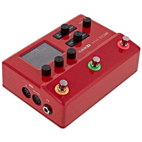 Line 6 HX Stomp Limited Edition Red гитарный процессор эффектов Line 6 HX Stomp Limited Edition Red гитарный процессор эффектов