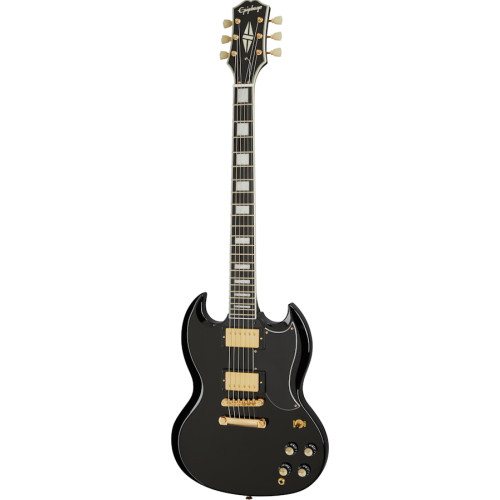 Epiphone SG Custom Ebony электрогитара, цвет черный Epiphone SG Custom Ebony электрогитара, цвет черный