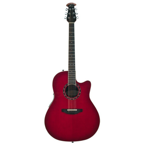 Ovation 2771AX-CCB Standard Balladeer Deep Contour Cutaway Cherry Cherry Burst электроакустическая гитара, цвет красный Ovation 2771AX-CCB Standard Balladeer Deep Contour Cutaway Cherry Cherry Burst электроакустическая гитара, цвет красный