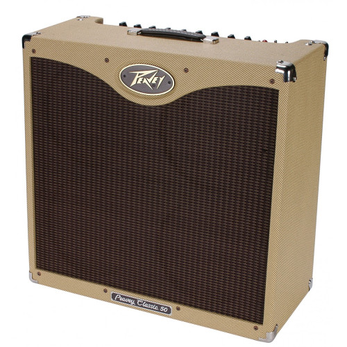 Peavey Classic 50 410 Tweed ламповый гитарный комбоусилитель, пружинный Reverb, 50 Вт, футсвич в комплекте