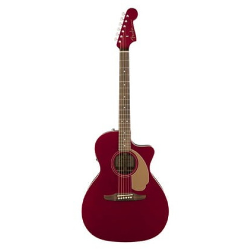 Fender Newporter Player CAR электроакустическая гитара, цвет красный металлик Fender Newporter Player CAR электроакустическая гитара, цвет красный металлик