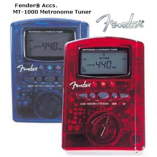 Fender MT1000 гитарный тюнер и метроном, синий Fender MT1000 гитарный тюнер и метроном, синий