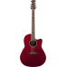 Ovation CS24-RR Celebrity Standard Mid Cutaway Ruby Red электроакустическая гитара, цвет красный прозрачный рубин Ovation CS24-RR Celebrity Standard Mid Cutaway Ruby Red электроакустическая гитара, цвет красный прозрачный рубин