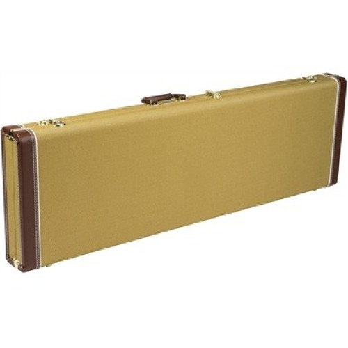 Fender Pro Series Precision Bass/Jazz Bass Case - Tweed with Orange Plush Interior кейс для бас-гитары Fender Pro Series Precision Bass/Jazz Bass Case - Tweed with Orange Plush Interior кейс для бас-гитары