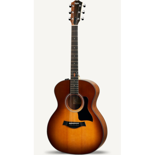Taylor 114e-SB электроакустическая гитара, цвет санбёрст, в комплекте чехол