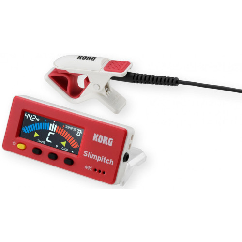 Korg SLM-1CM-RW Slimpitch тюнер гитарный Korg SLM-1CM-RW Slimpitch тюнер гитарный