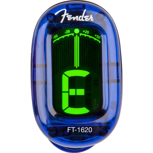 Fender California Series Clip-On Tuner Lake Placid Blue цифровой тюнер-прищепка Fender California Series Clip-On Tuner Lake Placid Blue цифровой тюнер-прищепка