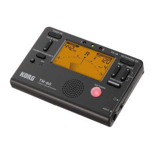 Korg TM-60-BK тюнер-метроном, цвет черный Korg TM-60-BK тюнер-метроном, цвет черный