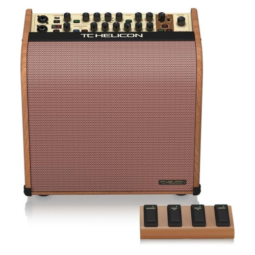 TC Helicon Harmony V60 комбоусилитель 2-х канальный, 60 Вт, с вокальным процессором и 4 педалями