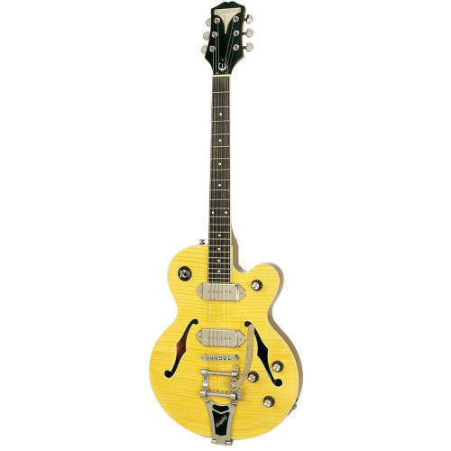 Epiphone Wildkat Ant. Natural CH HDWE W/BIGSBY электрогитара полуакустическая Epiphone Wildkat Ant. Natural CH HDWE W/BIGSBY электрогитара полуакустическая