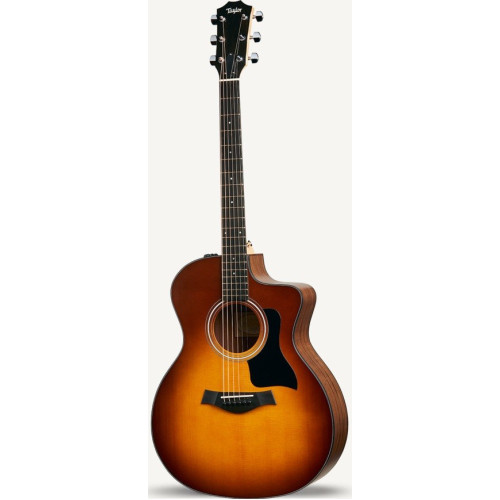 Taylor 114ce-SB электроакустическая гитара, цвет санбёрст, в комплекте чехол