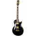 Epiphone LES PAUL CUSTOM EB / GH (EBONY FINISH, GOLD HARDWARE) электрогитара, цвет черный, позолоченая фурнитура Epiphone LES PAUL CUSTOM EB / GH (EBONY FINISH, GOLD HARDWARE) электрогитара, цвет черный, позолоченая фурнитура
