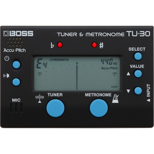 Boss TU-30 тюнер и метроном Boss TU-30 тюнер и метроном