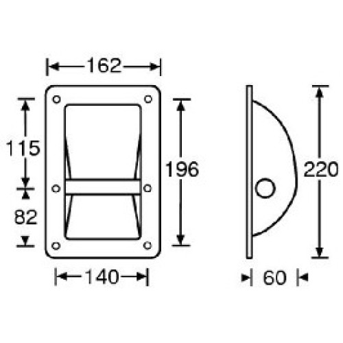 Adam Hall 3402 ручка для колонки Adam Hall 3402 ручка для колонки