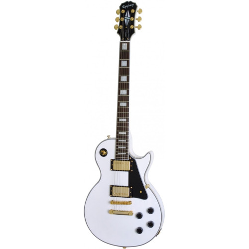 Epiphone Les Paul Custom Pro Alpine White электрогитара, цвет белый Epiphone Les Paul Custom Pro Alpine White электрогитара, цвет белый