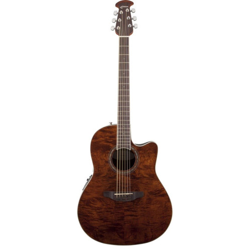Ovation CS24P-NBM Celebrity Standard Plus Mid Cutaway Nutmeg Burled Maple электроакустическая гитара, цвет коричневый Ovation CS24P-NBM Celebrity Standard Plus Mid Cutaway Nutmeg Burled Maple электроакустическая гитара, цвет коричневый