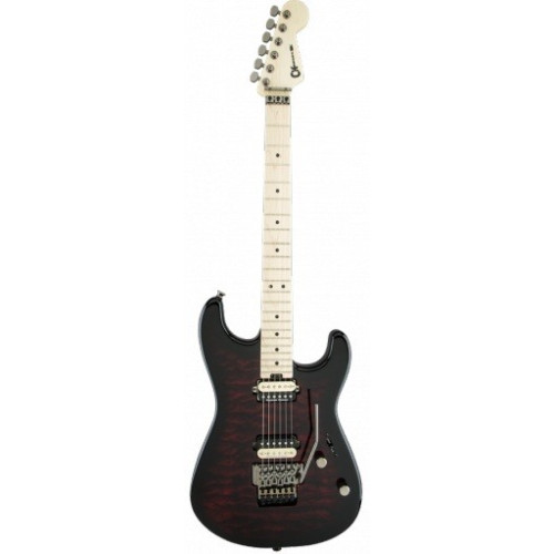 Charvel Pro-Mod San Dimas Style 1 HH FR Maple Fingerboard Black Burst электрогитара, цвет черный