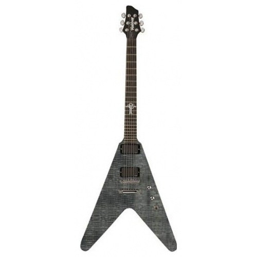 Washburn WV66ANCK электрогитара Nick Catanese V с чехлом, цвет прозрачный чёрный Washburn WV66ANCK электрогитара Nick Catanese V с чехлом, цвет прозрачный чёрный