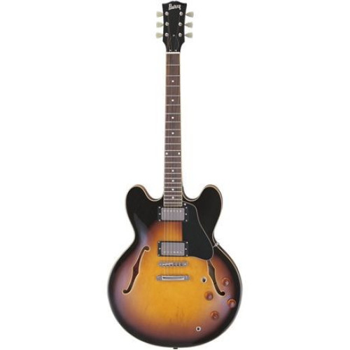 Burny RSA65 BS электрогитара концепт Gibson® ES®-335 с кейсом, коричневый санбёрст Burny RSA65 BS электрогитара концепт Gibson® ES®-335 с кейсом, коричневый санбёрст