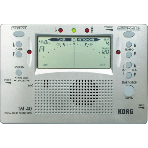 Korg TM40 цифровой тюнер / метроном Korg TM40 цифровой тюнер / метроном
