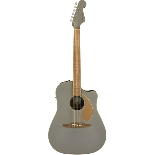 Fender Redondo Plyr Slate Satin WN электроакустическая гитара, цвет серый Fender Redondo Plyr Slate Satin WN электроакустическая гитара, цвет серый