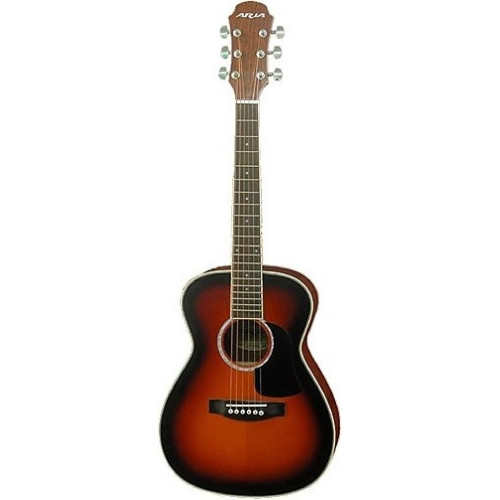 Aria AF-20-1/2 BS гитара акустическая, цвет коричневый санбёрст Aria AF-20-1/2 BS гитара акустическая, цвет коричневый санбёрст