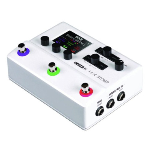 Line 6 HX Stomp Limited Edition Crystal White напольный процессор эффектов, цвет белый Line 6 HX Stomp Limited Edition Crystal White напольный процессор эффектов, цвет белый