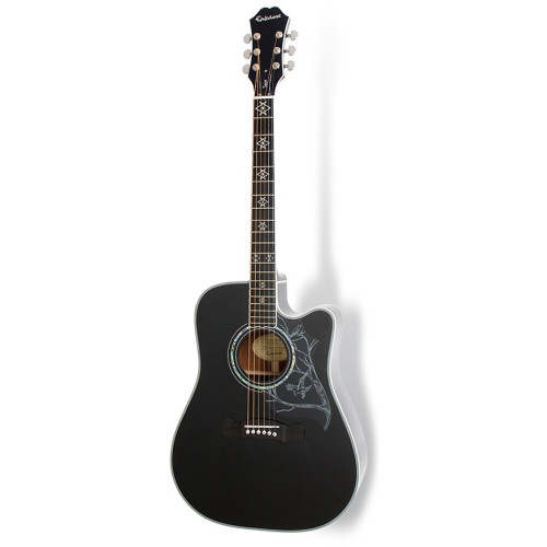 Epiphone Dave Navarro 'Jane' Acoustic/Electric Ebony электроакустическая гитара, цвет черный Epiphone Dave Navarro 'Jane' Acoustic/Electric Ebony электроакустическая гитара, цвет черный