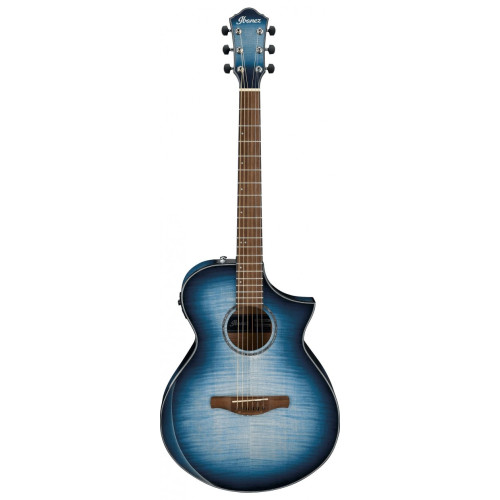Ibanez AEWC400-IBB AEWC электроакустическая гитара, цвет индиго санбёрст (глянцевый) Ibanez AEWC400-IBB AEWC электроакустическая гитара, цвет индиго санбёрст (глянцевый)