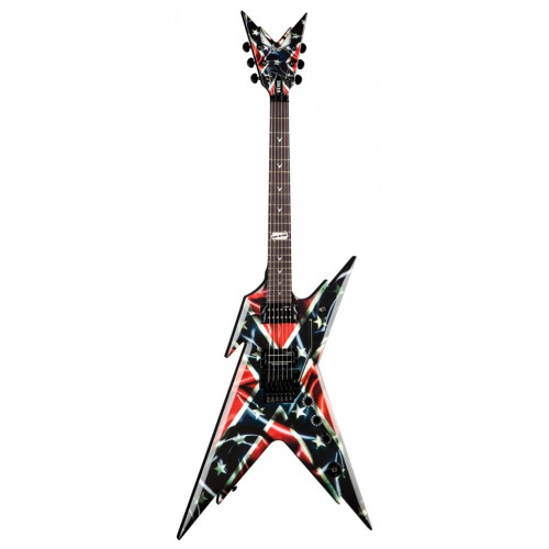 Dean RZR Rebel Razorback электрогитара Dimebag Darrell, графика Rebel Flag