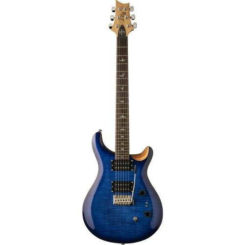PRS 35th Anniversary SE Custom 24 Faded Blue Burst электрогитара, с чехлом, цвет синий
