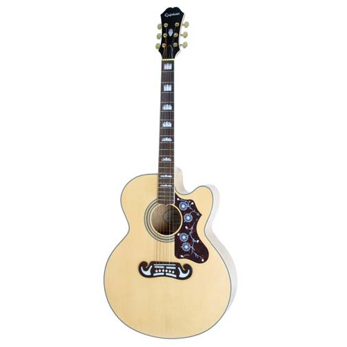 Epiphone EJ-200CE Natural GLD HDWE W/Shadow Preamp гитара электроакустическая, цвет натуральный Epiphone EJ-200CE Natural GLD HDWE W/Shadow Preamp гитара электроакустическая, цвет натуральный