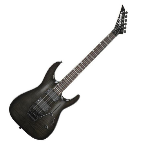 Jackson DKMG Dinky Transparent Black электрогитара с кейсом, цвет прозрачный черный Jackson DKMG Dinky Transparent Black электрогитара с кейсом, цвет прозрачный черный