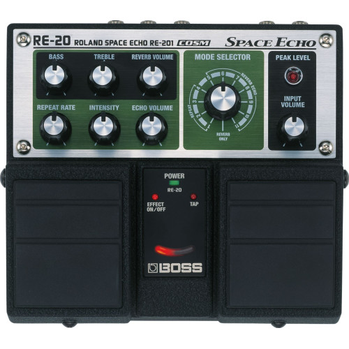 Boss RE-20 двойная гитарная педаль эффекта "эхо" Boss RE-20 двойная гитарная педаль эффекта "эхо"