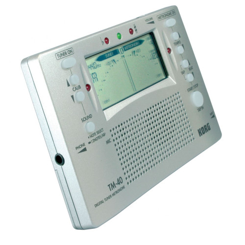 Korg TM-40 PW цифровой тюнер/метроном Korg TM-40 PW цифровой тюнер/метроном