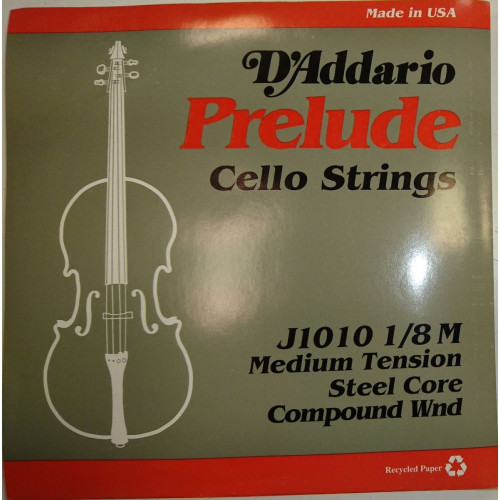 D'Addario J1010 1/8M(O) струны для виолончели Prelude, 1/8 medium D'Addario J1010 1/8M(O) струны для виолончели Prelude, 1/8 medium