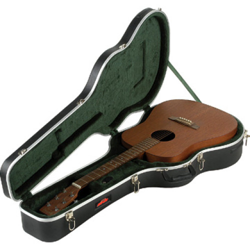 SKB 8 кейс для 12-струнной гитары ''Dreadnought'', контурный SKB 8 кейс для 12-струнной гитары ''Dreadnought'', контурный