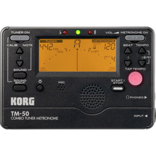 Korg TM-50BK тюнер-метроном Korg TM-50BK тюнер-метроном