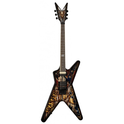 Dean DB Wanted электрогитара, floyd rose, графика wanted Dean DB Wanted электрогитара, floyd rose, графика wanted